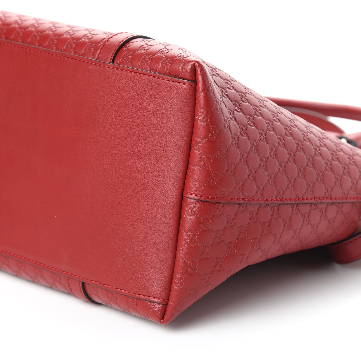 Gucci Soft Microguccissima Dome Satchel Red 7 of 10