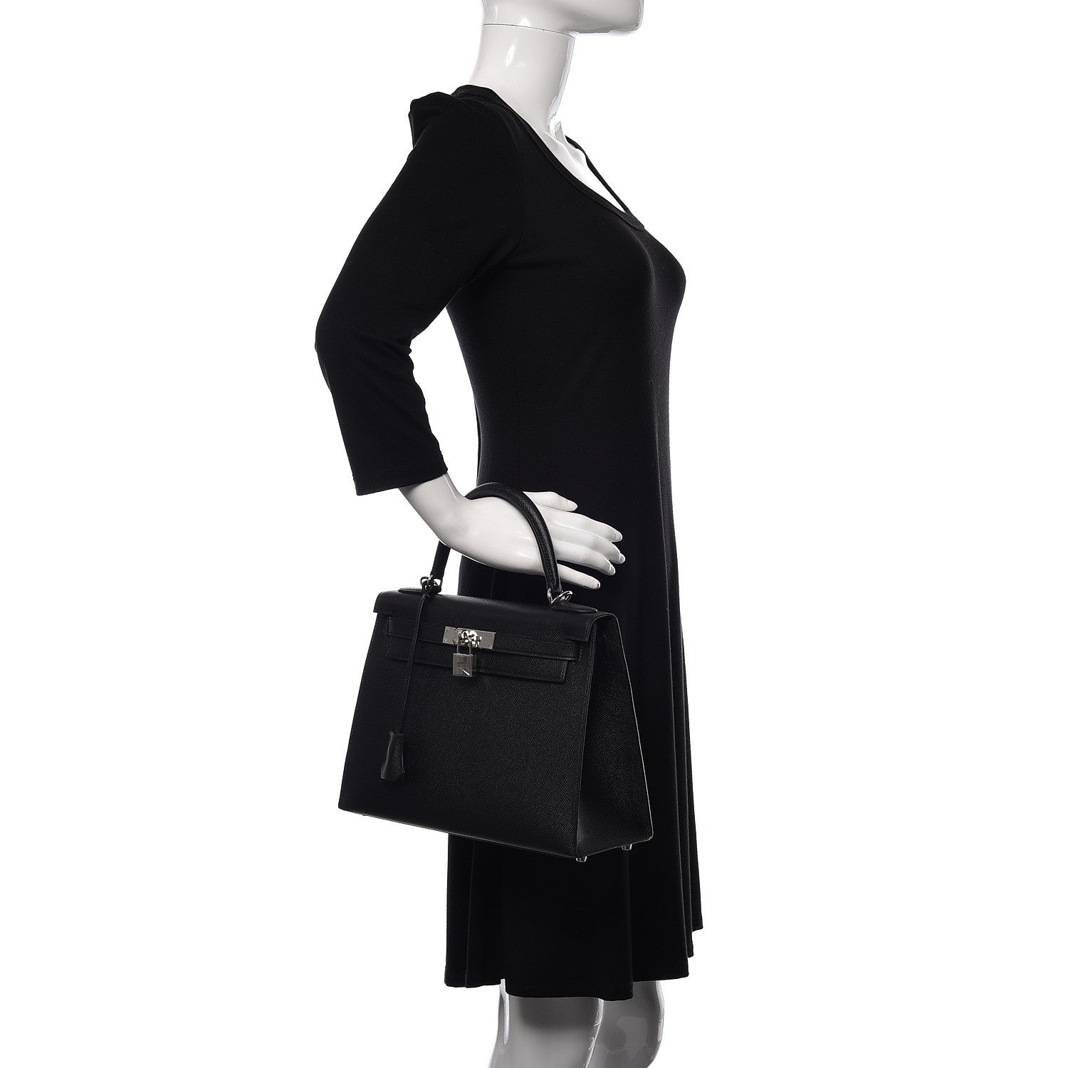 Hermes Epsom Kelly Sellier 28 Black 3 of 40