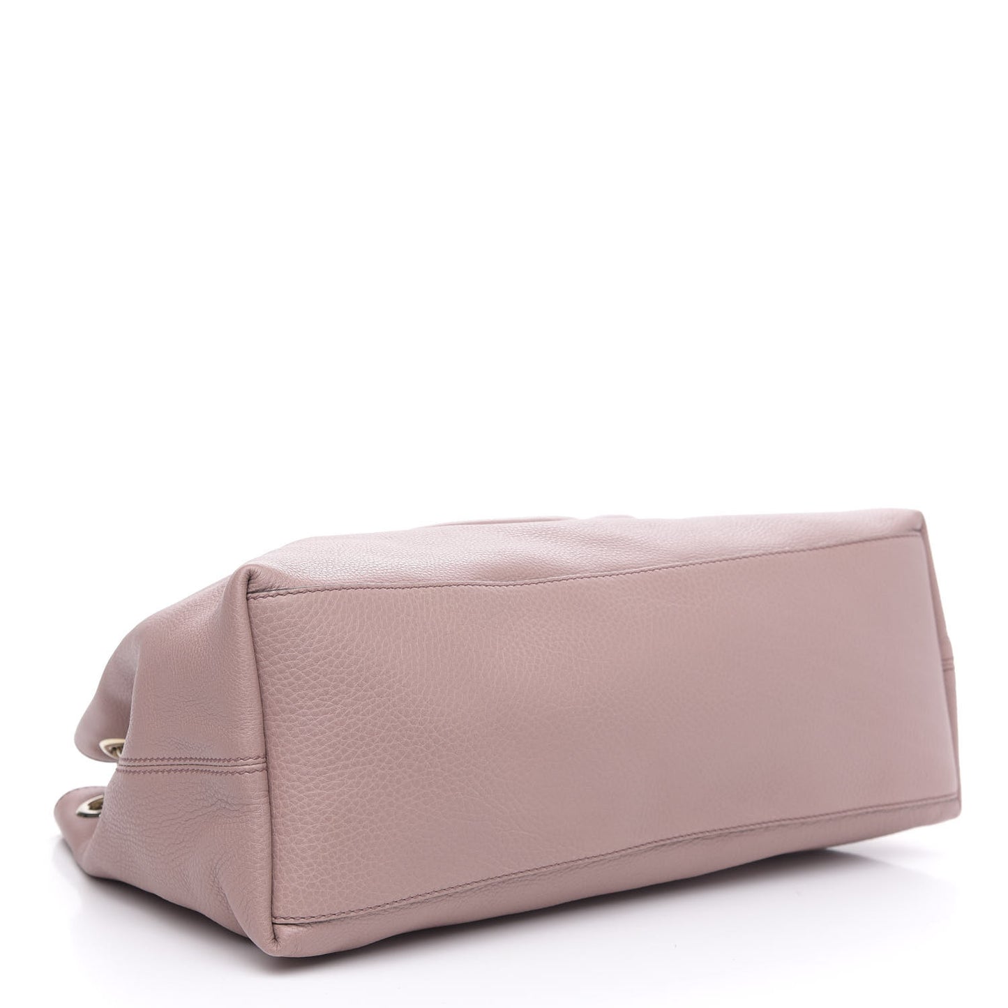 Pebbled Calfskin Medium Soho Chain Shoulder Bag Dark Cipria