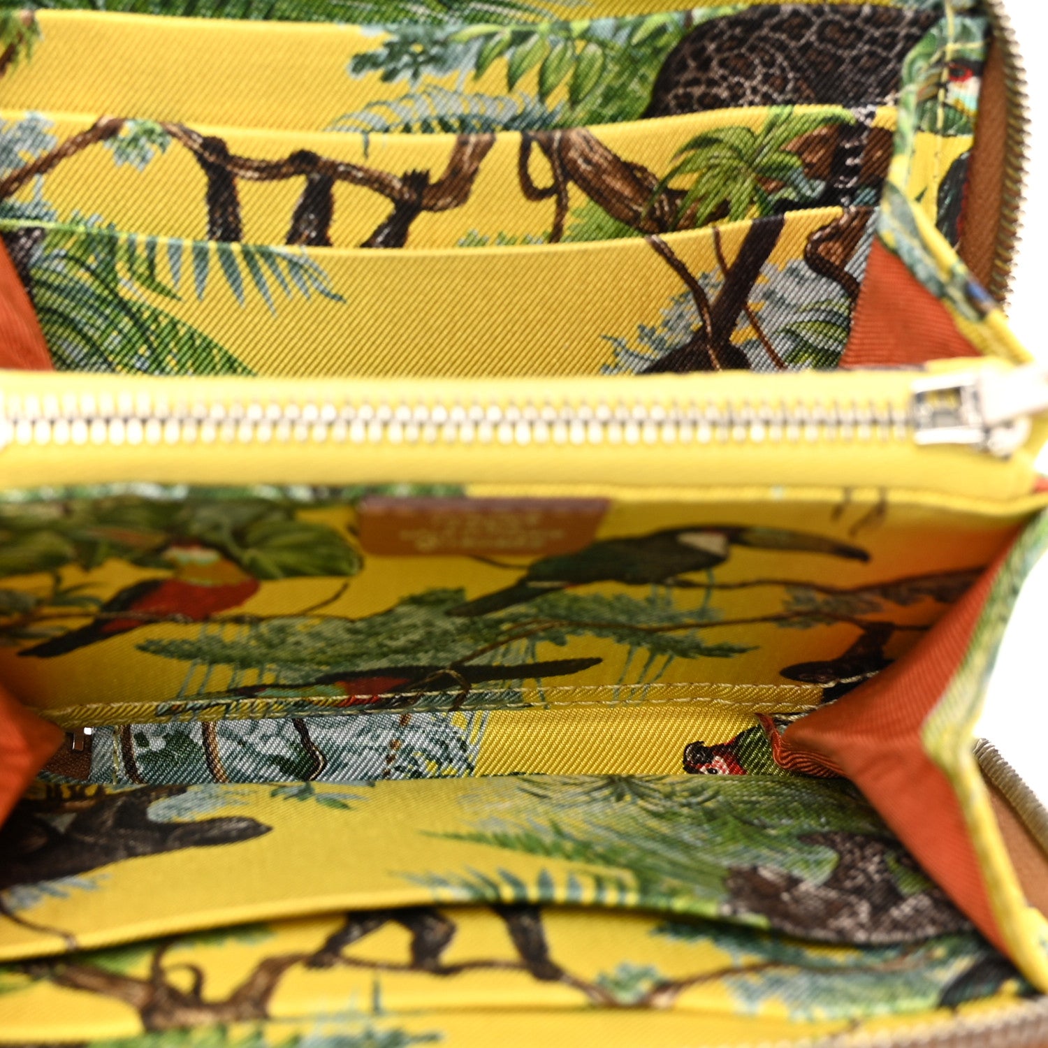 Hermes Epsom Silk'in Compact Wallet Gold 5 of 7