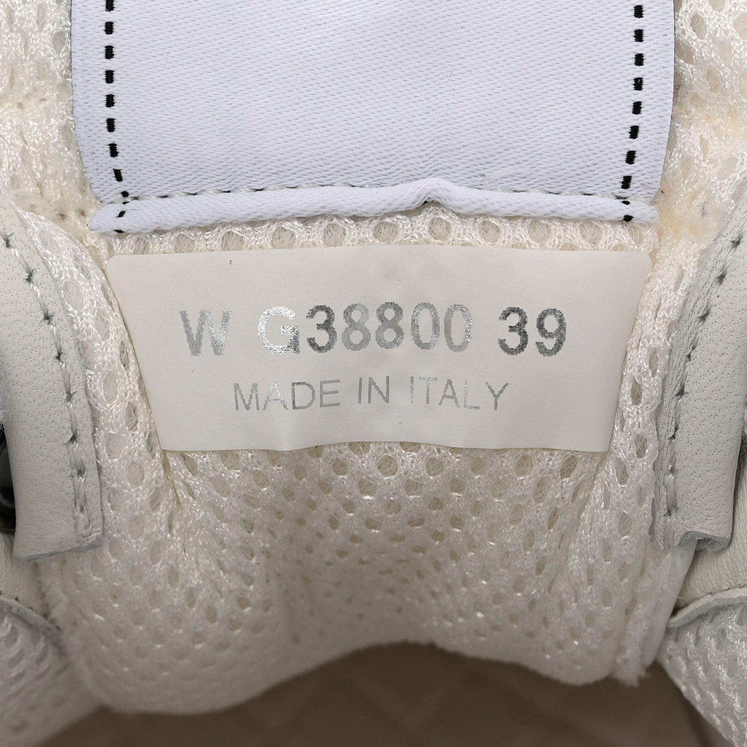 Chanel Calfskin Mesh Lycra Suede Womens Logo Sneakers 39 White 6 of 10