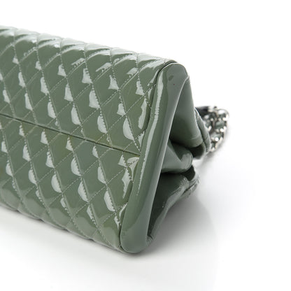 Chanel Patent Quilted Medium Just Mademoiselle Green 7 of 12