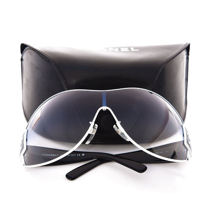 Chanel CC Sunglasses 4114 Black White 9 of 9