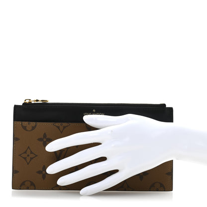 Louis Vuitton Reverse Monogram Slim Purse 2 of 9