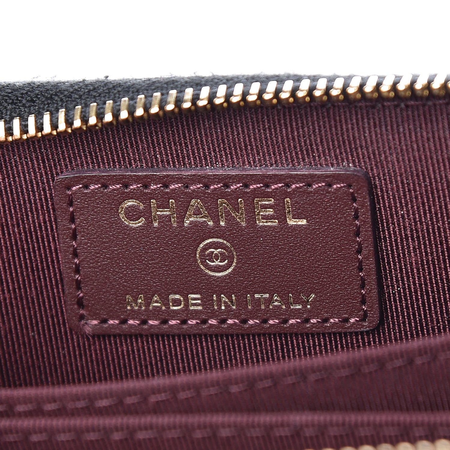 Chanel Caviar Quilted Zip Coin Purse Black 6 of 8