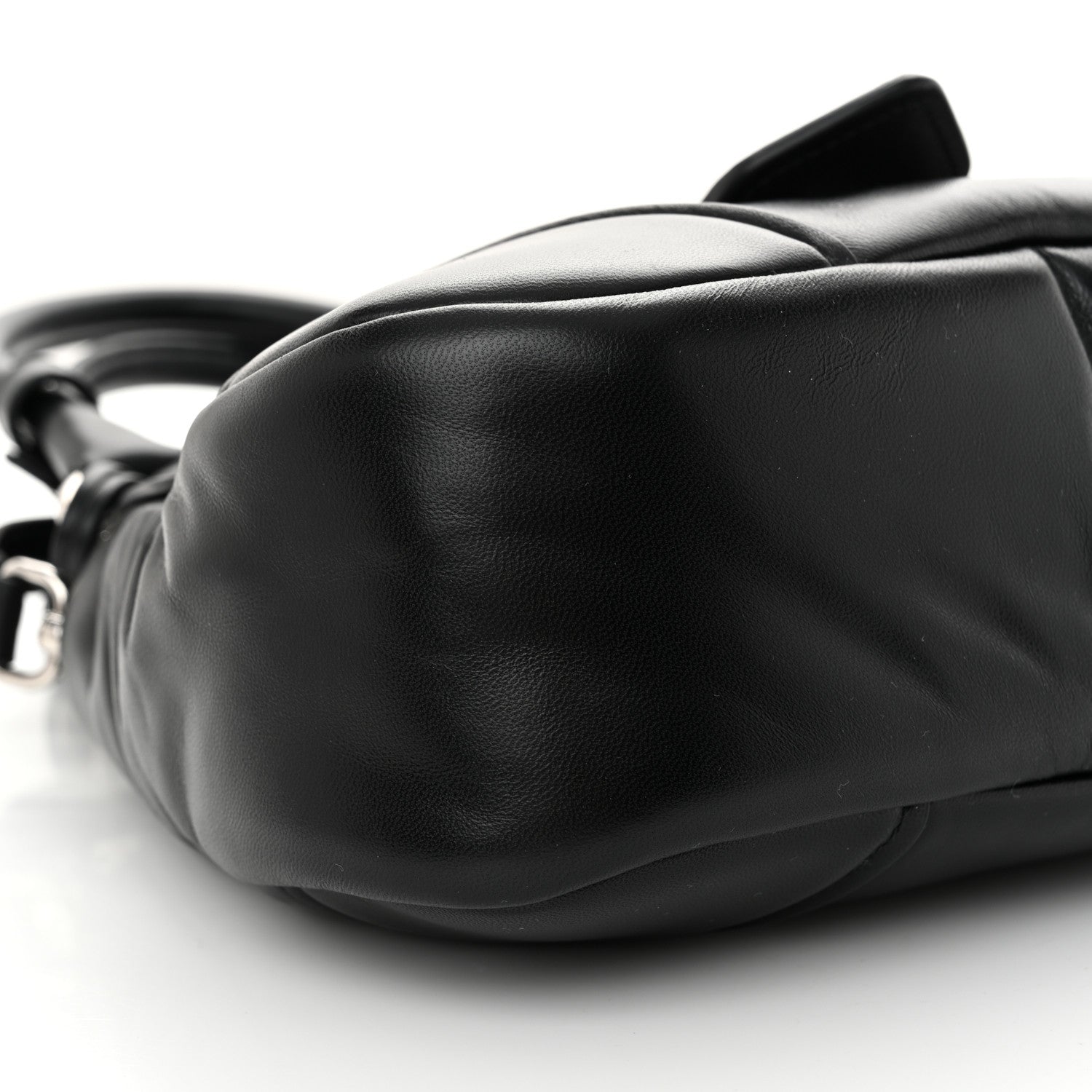 Prada Nappa Soft Padded Re-Edition 2002 Moon Bag Black 8 of 9
