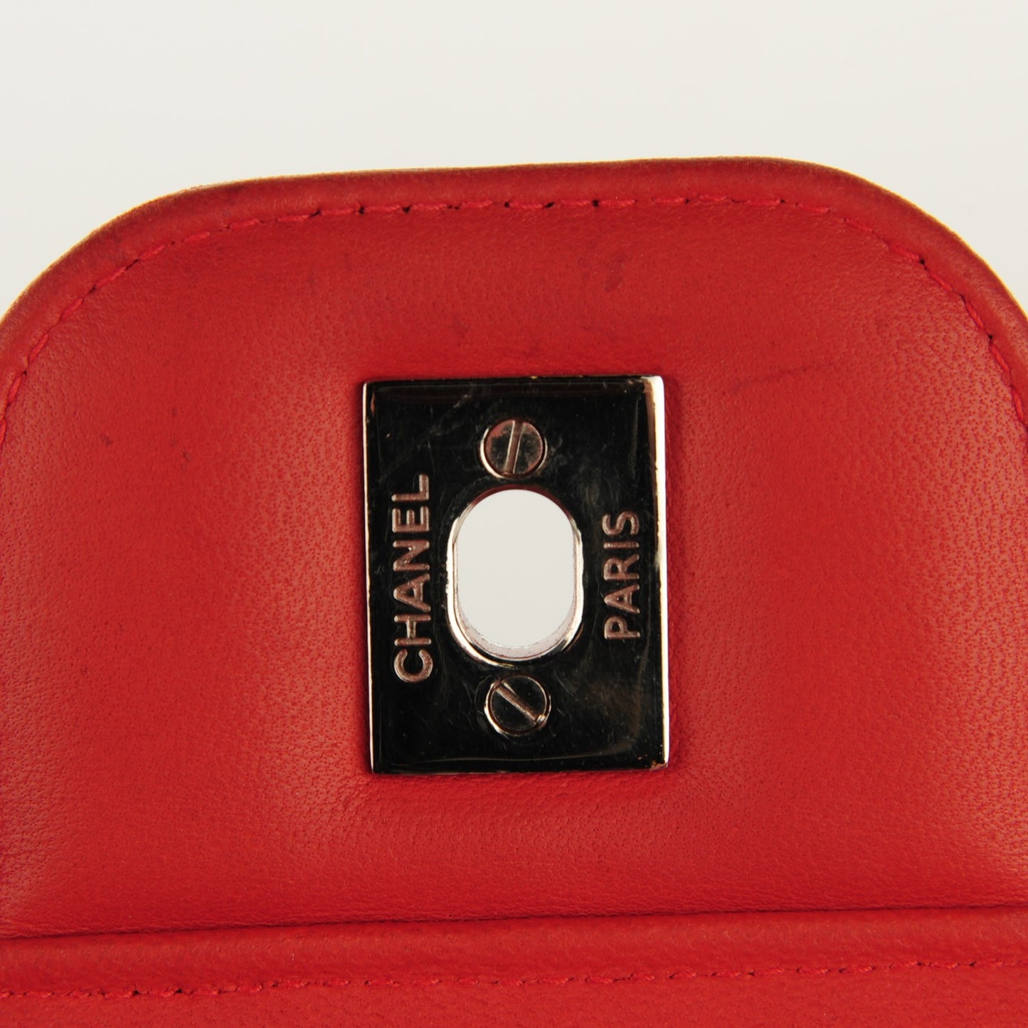 Lambskin Large Coco Rider Flap Coral