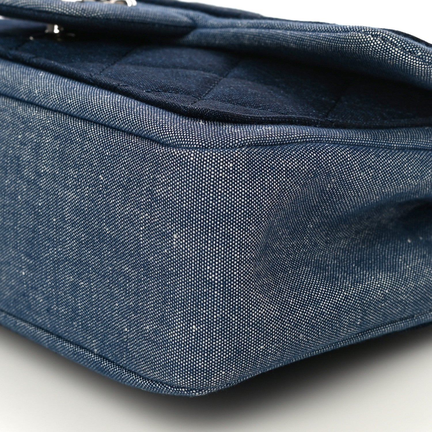 Chanel Denim Quilted Small Medallion Flap Blue 11 of 27