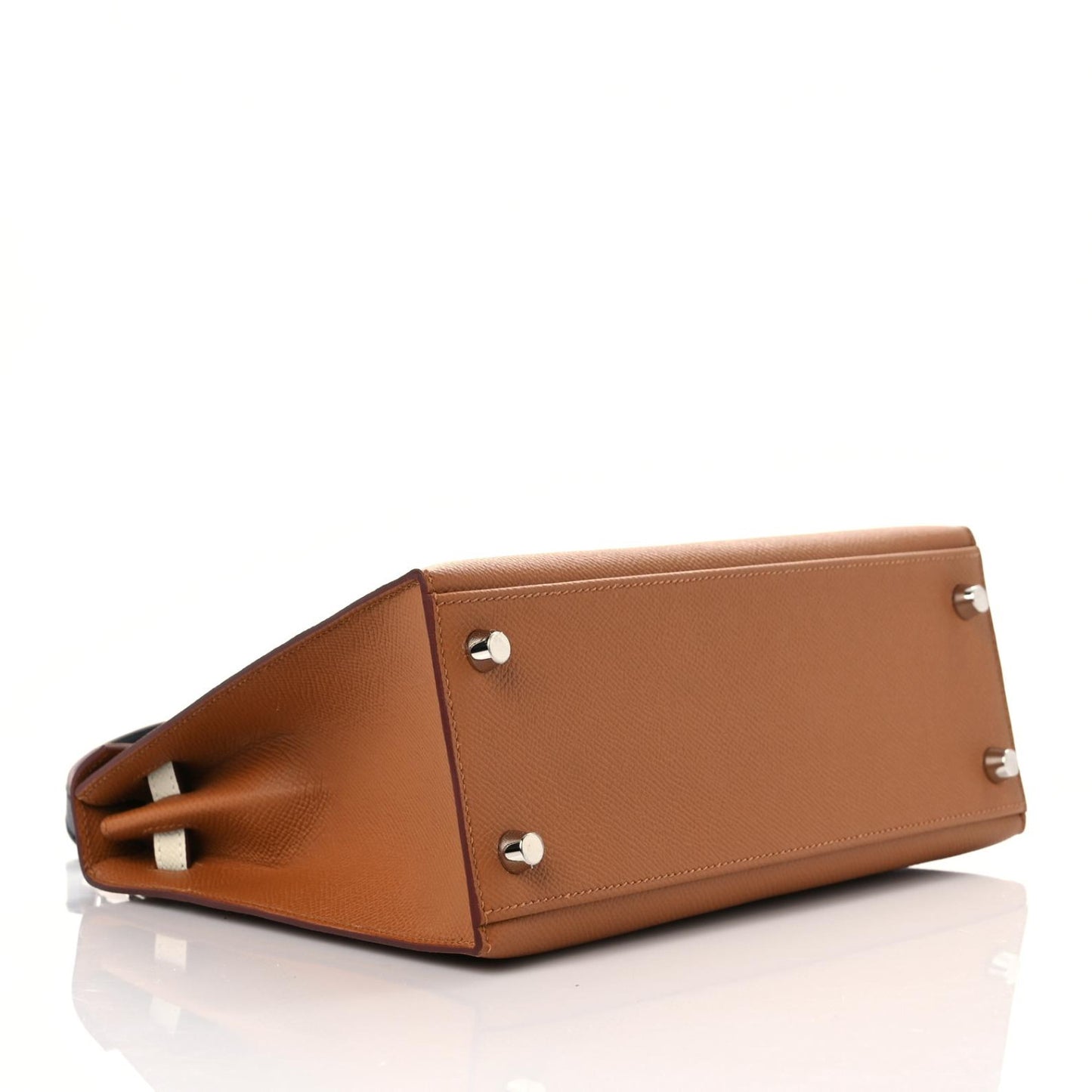Epsom Verso Tri-Color Kelly Sellier 25 Gold Craie Black