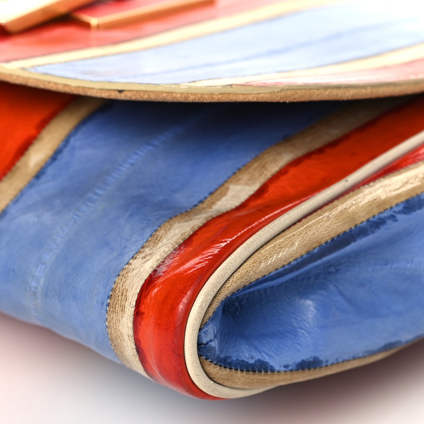 Eel Flap Bag Multicolor