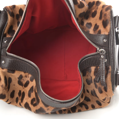 Dolce & Gabbana Calf Hair Leopard Print Miss Easy Way Satchel Naturale 5 of 15