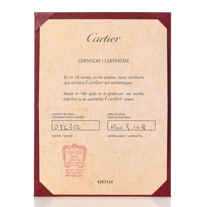 Cartier 18K White Gold Diamond SM D'Amour Pendant Necklace 5 of 5