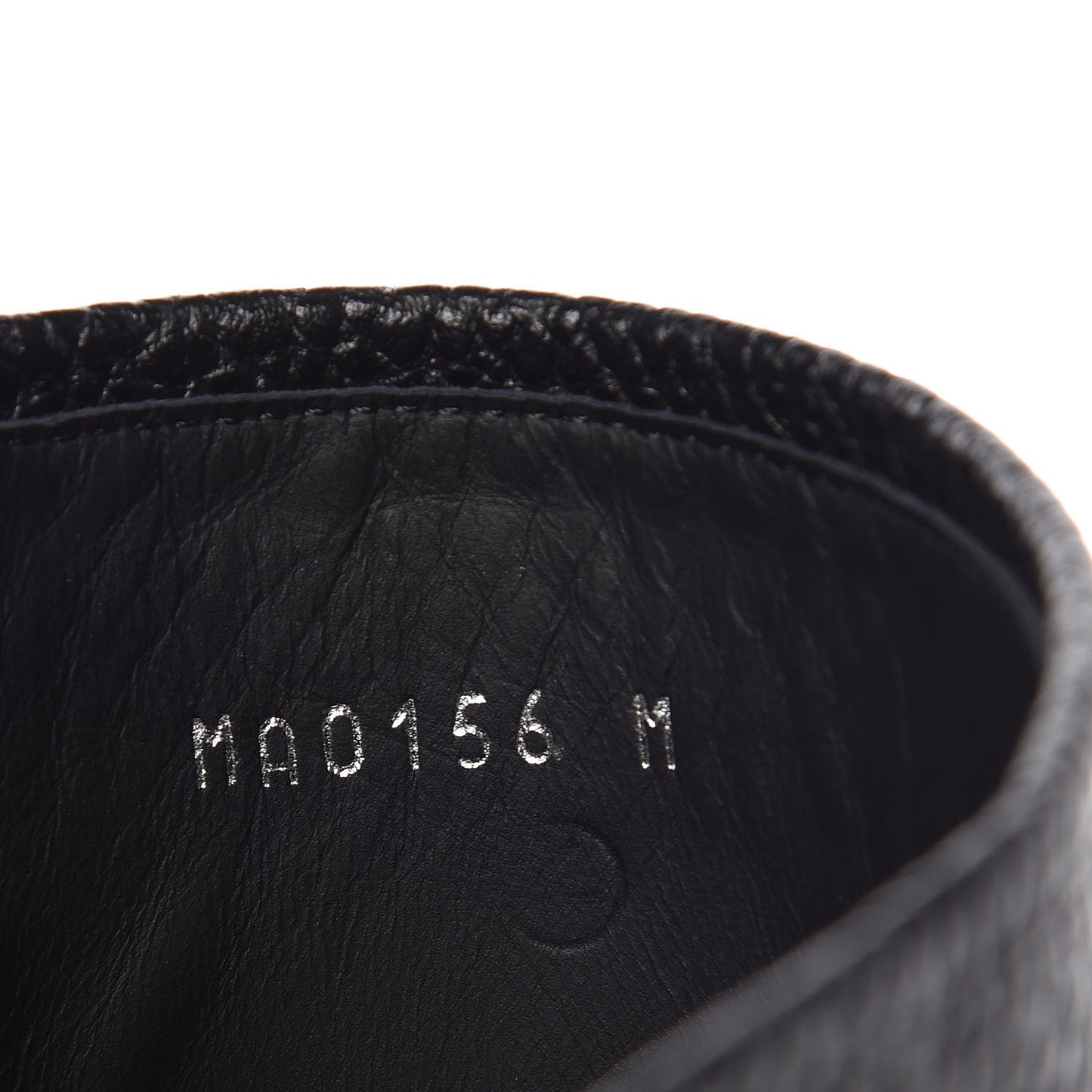 Calfskin Outlaw Flat Half Boots 39 Black