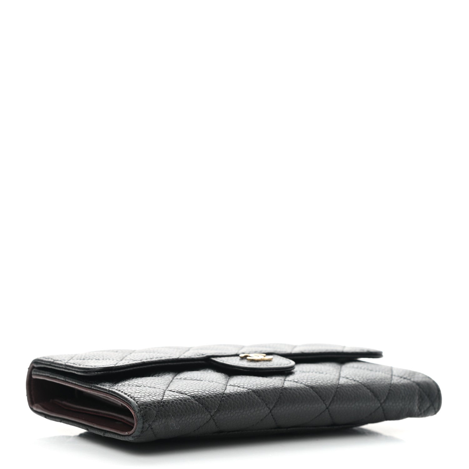 Chanel Caviar Quilted Large Flap Wallet Black 4 of 12