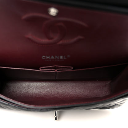 Chanel Lambskin Quilted Medium Double Flap Black 5 of 12