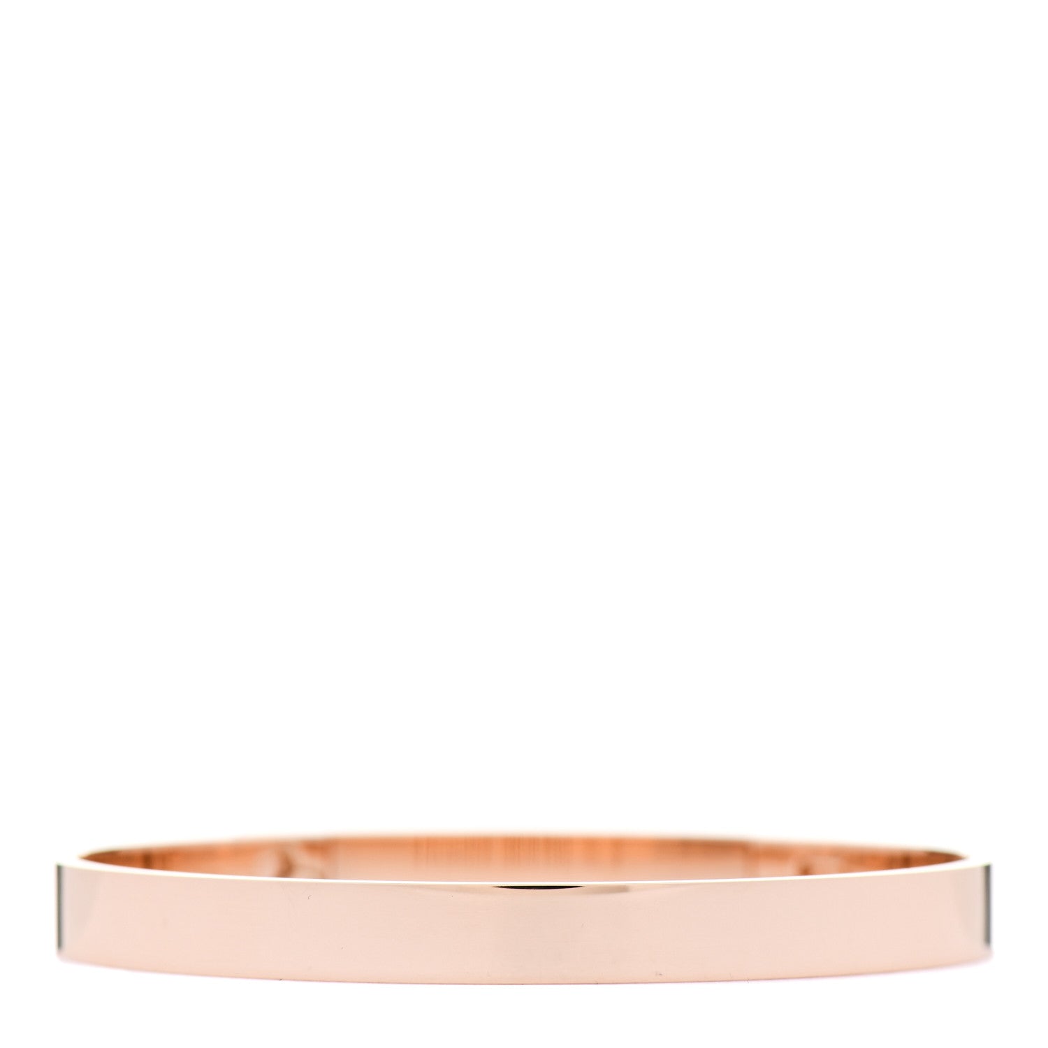 Hermes 18K Rose Gold Diamond PM Collier De Chien Bracelet SH 2 of 4