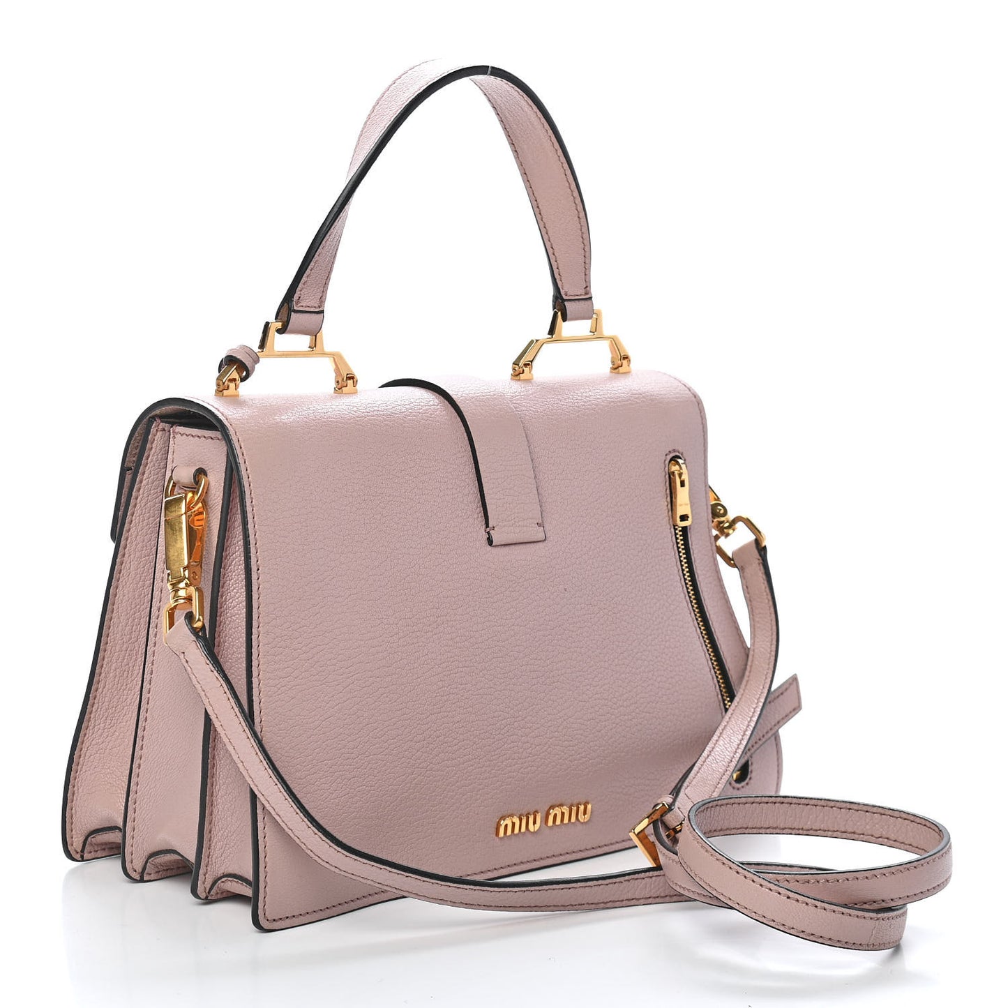 Goatskin Madras Top Handle Bag Mughetto