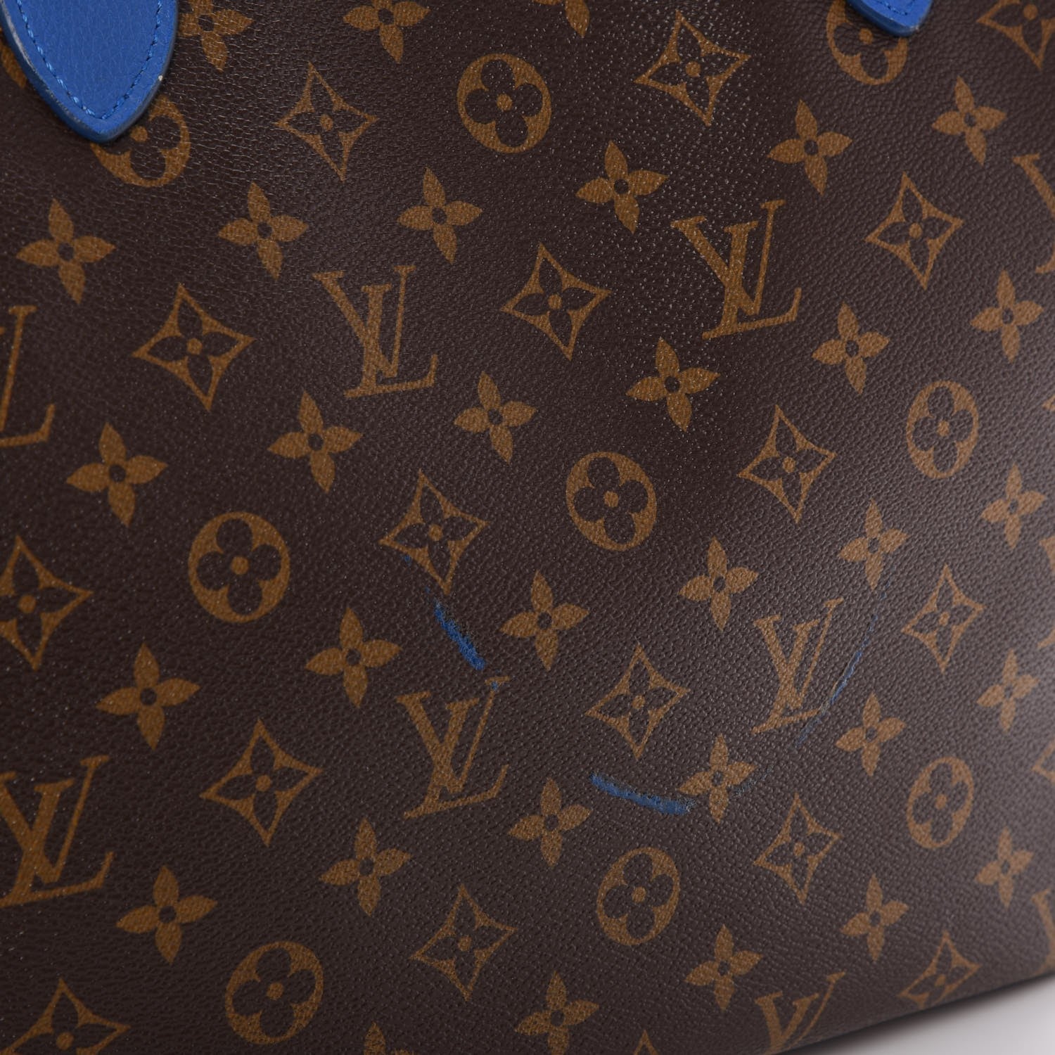 Louis Vuitton Monogram Articles de Voyage Ikat Neverfull MM Grand Blue 12 of 24