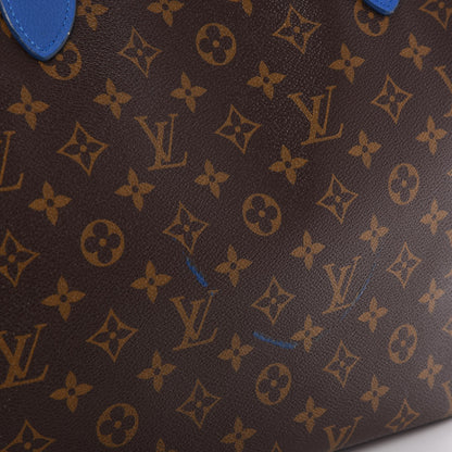 Louis Vuitton Monogram Articles de Voyage Ikat Neverfull MM Grand Blue 12 of 24