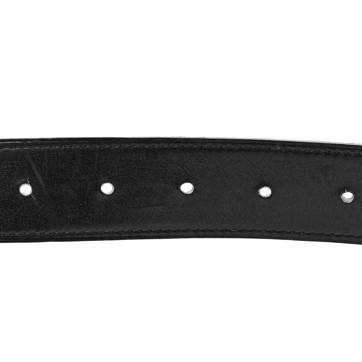 Hermes Swift Togo 32mm Idem Belt 100 Black Blue Jean 5 of 7