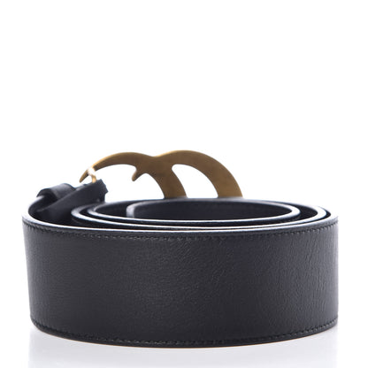 Gucci Calfskin Double G 40mm Belt 75 30 Black 3 of 7