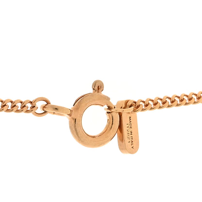 Fendi Metal Crystal Fendi O'Lock Long Necklace Gold 5 of 6