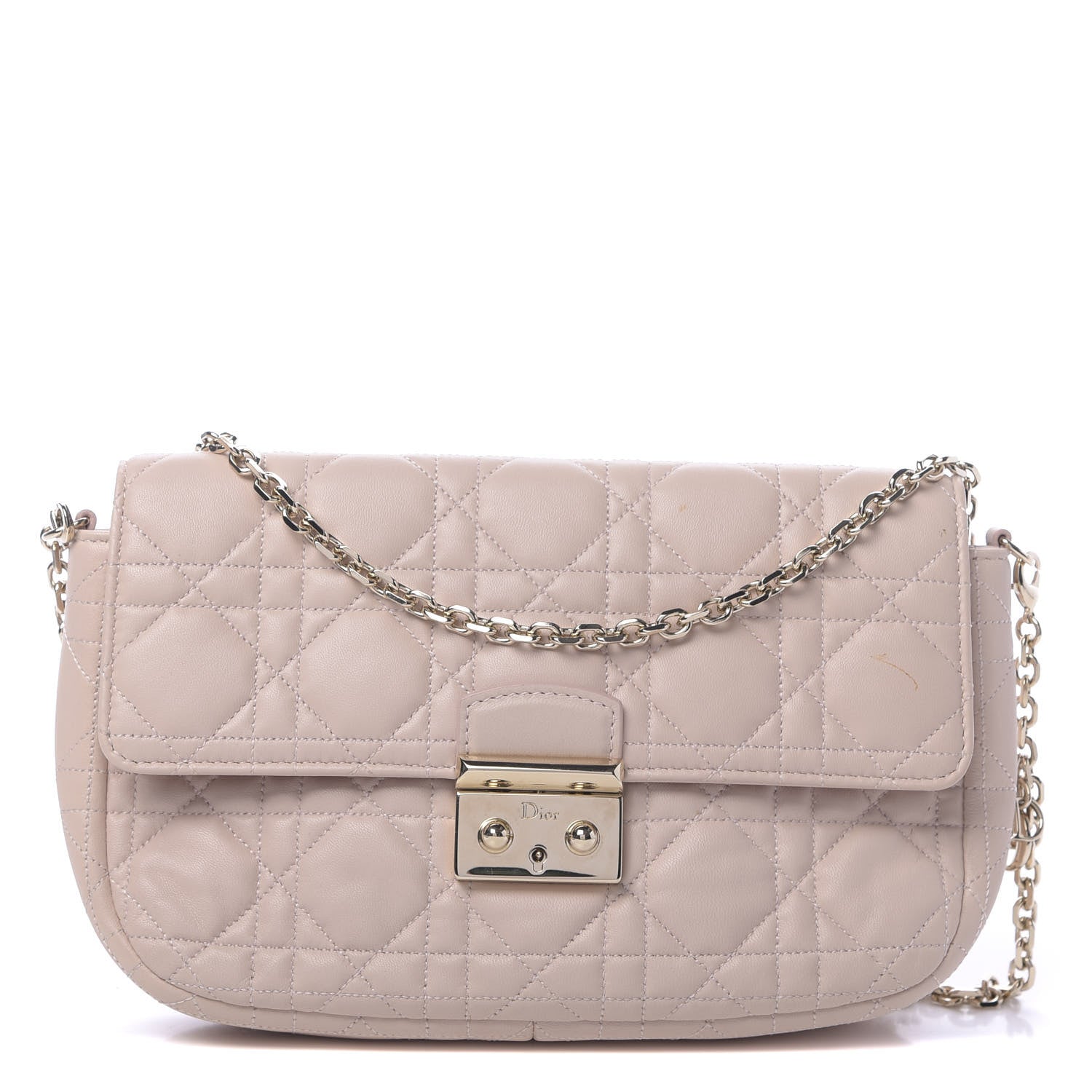 Christian Dior Lambskin Cannage Miss Dior Promenade Pouch Rose Poudre 1 of 9