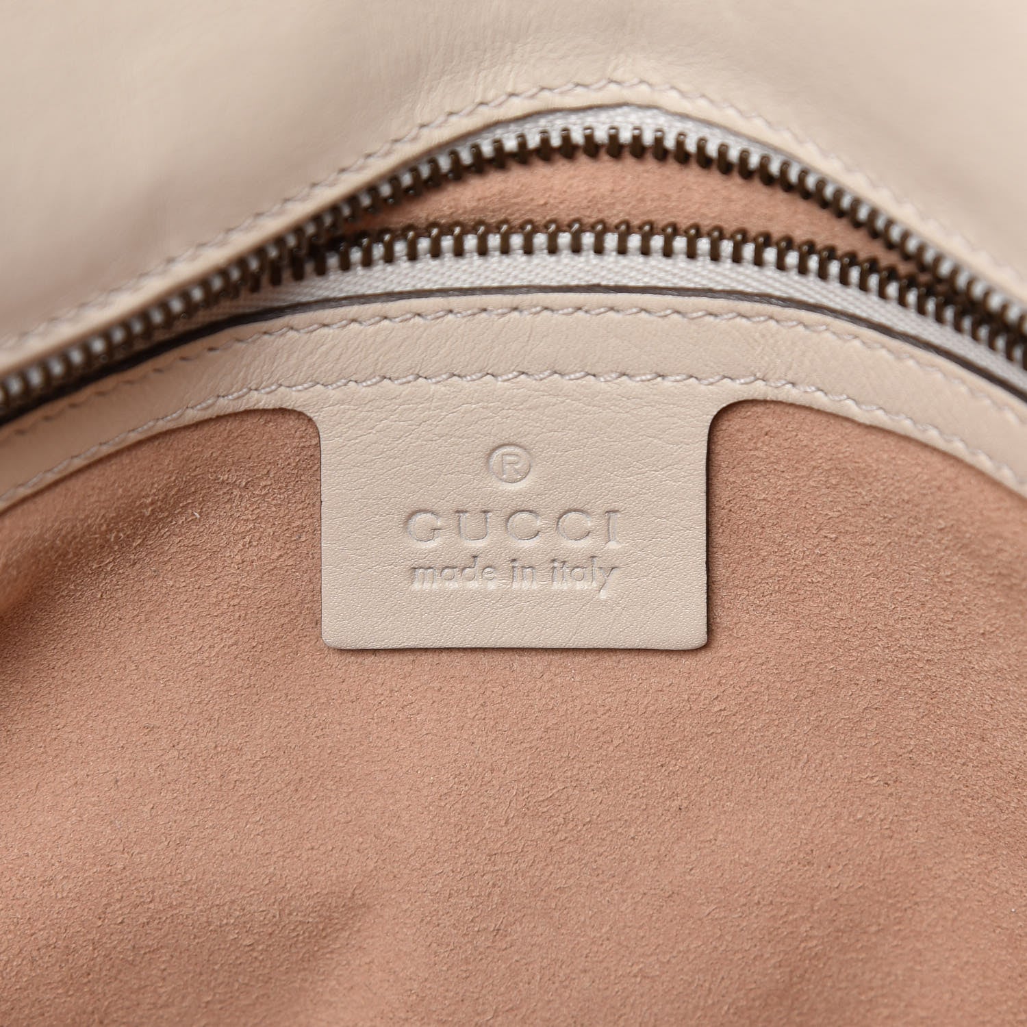Gucci Calfskin Matelasse Medium GG Marmont Shoulder Bag White 6 of 11