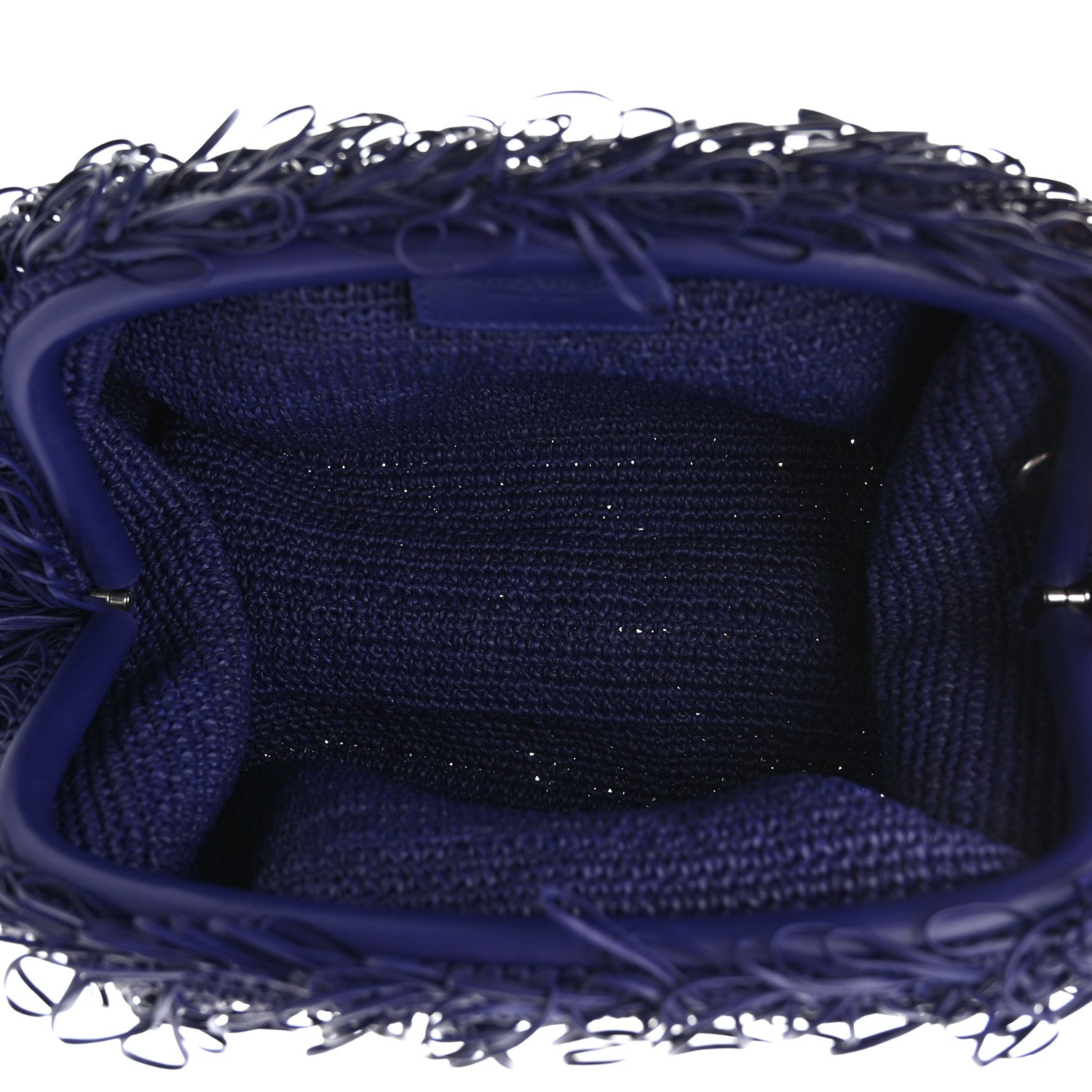 Bottega Veneta Lambskin The Sponge Pouch Clutch Purple 5 of 6