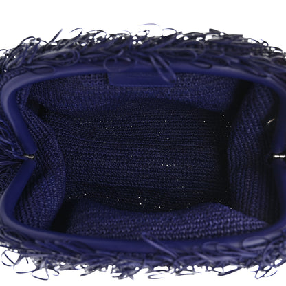 Bottega Veneta Lambskin The Sponge Pouch Clutch Purple 5 of 6