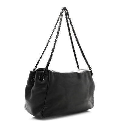 Chanel Lambskin Studded Accordion CC Flap Black 3 of 13