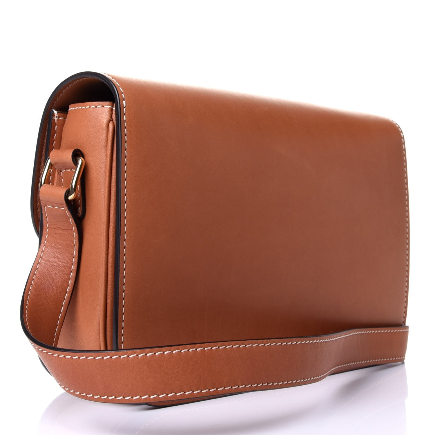 Celine Natural Calfskin Medium Triomphe Tan 2 of 5