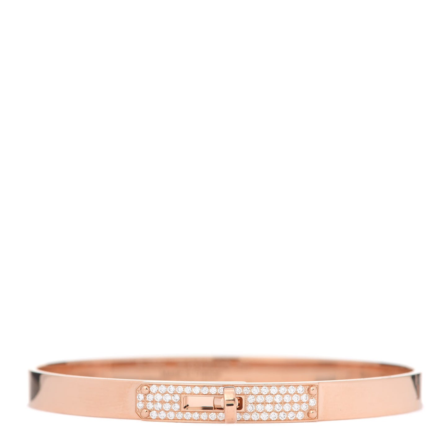 18K Rose Gold Diamond PM Kelly Pave Bracelet SH