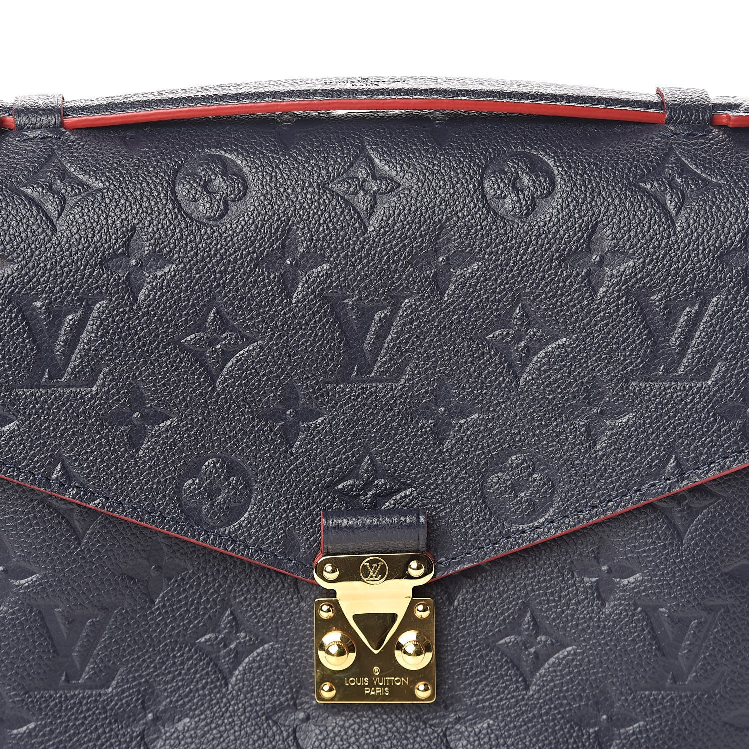 Louis Vuitton Empreinte Pochette Metis Marine Rouge 7 of 9