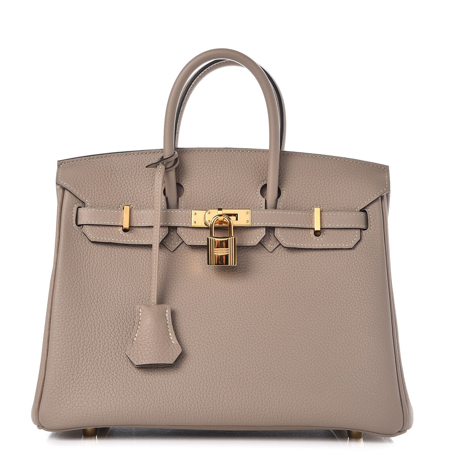Hermes Togo Birkin 25 Gris Tourterelle 1 of 36