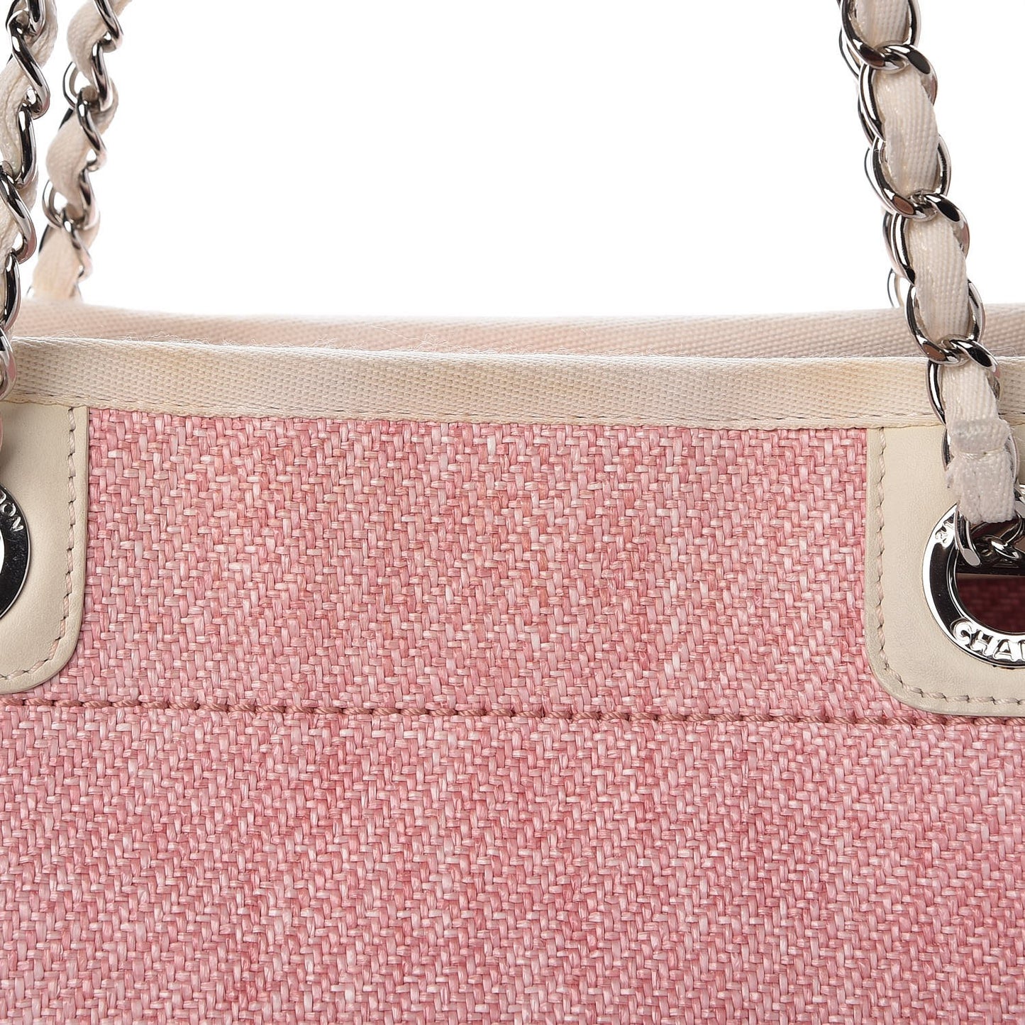 Canvas Small Deauville Tote Pink