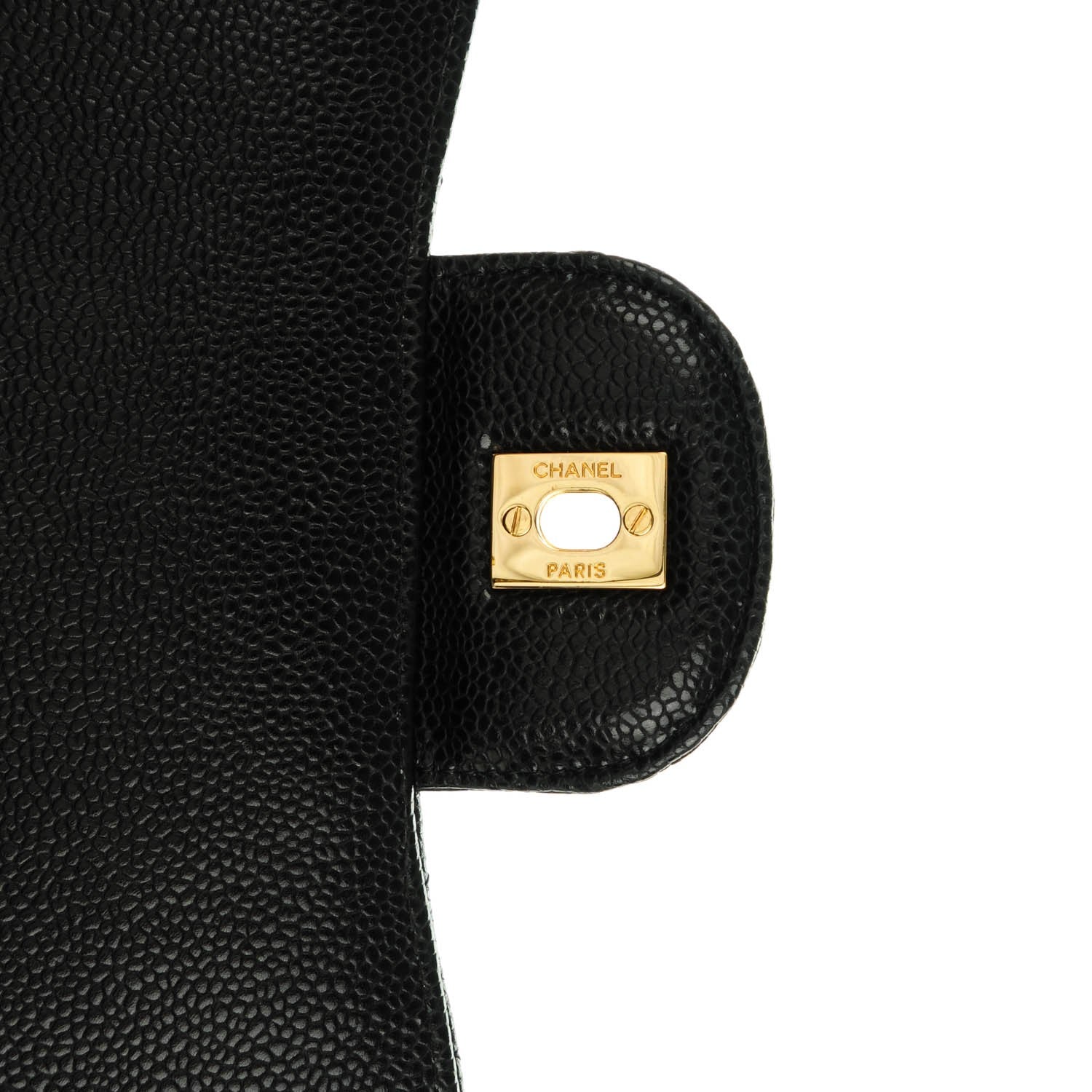 Chanel Caviar Quilted Jumbo Single Flap Black 5 of 8