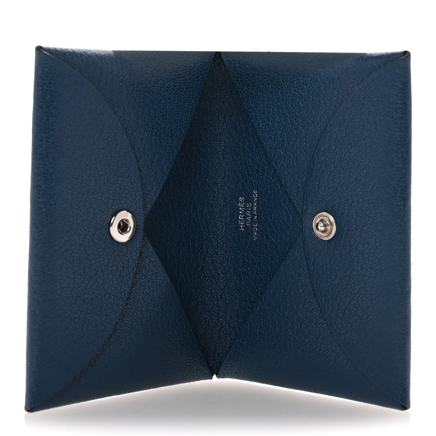 Chevre Chamkila Calvi Card Case Deep Bleu
