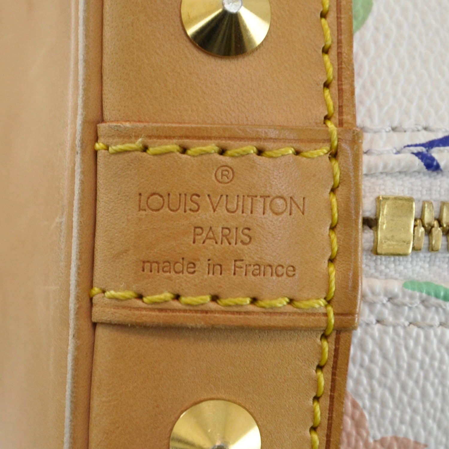 Louis Vuitton Monogram Multicolor Alma White 7 of 9