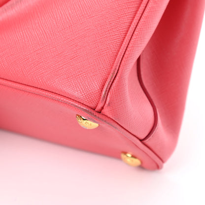 Prada Saffiano Mini Galleria Double Zip Tote Fragola 14 of 23