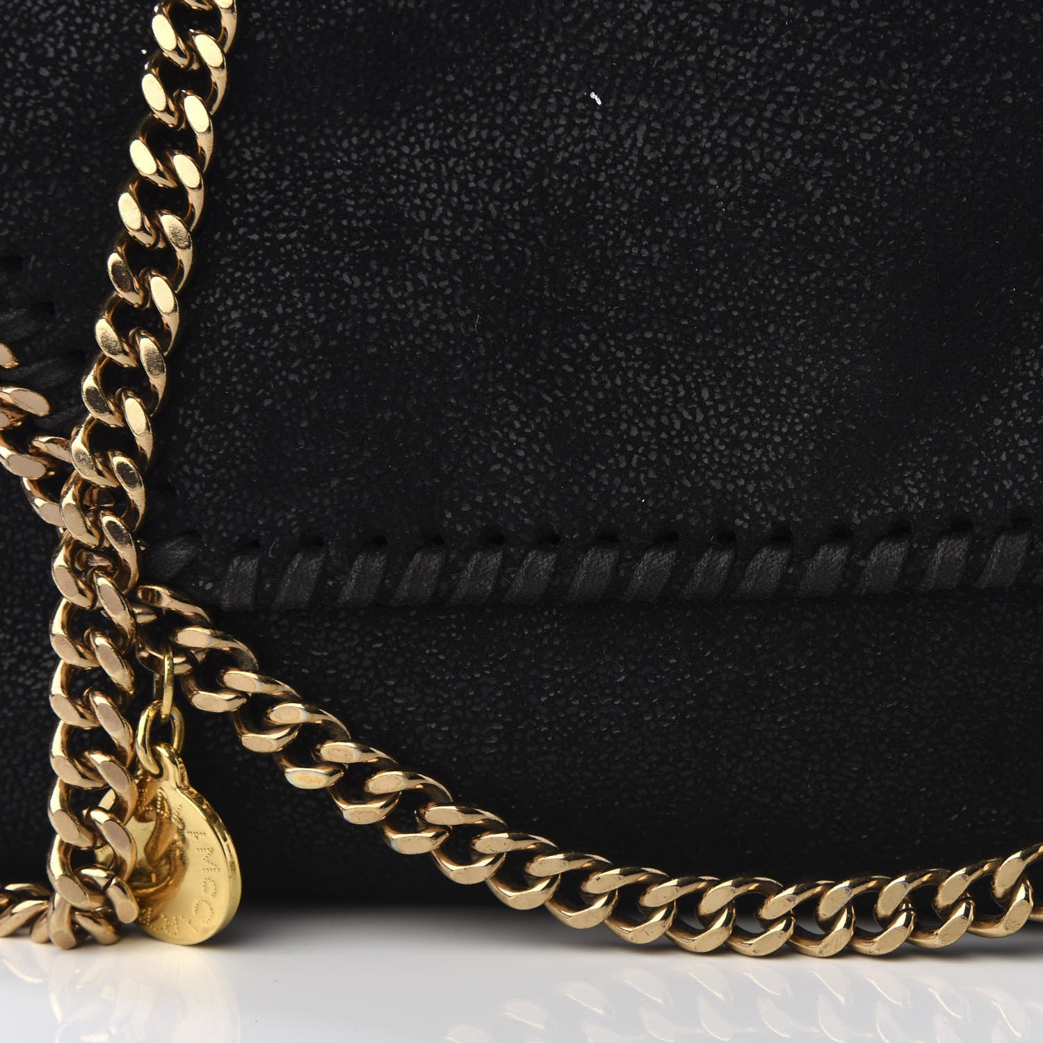 Stella McCartney Shaggy Deer Mini Falabella Shoulder Bag Black 8 of 8