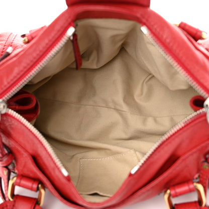Chloe Calfskin Medium Paddington Satchel Red 4 of 11
