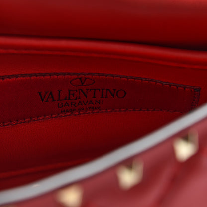 Valentino Garavani Nappa Small Rockstud Spike Shoulder Bag Rosso Valentino 6 of 9