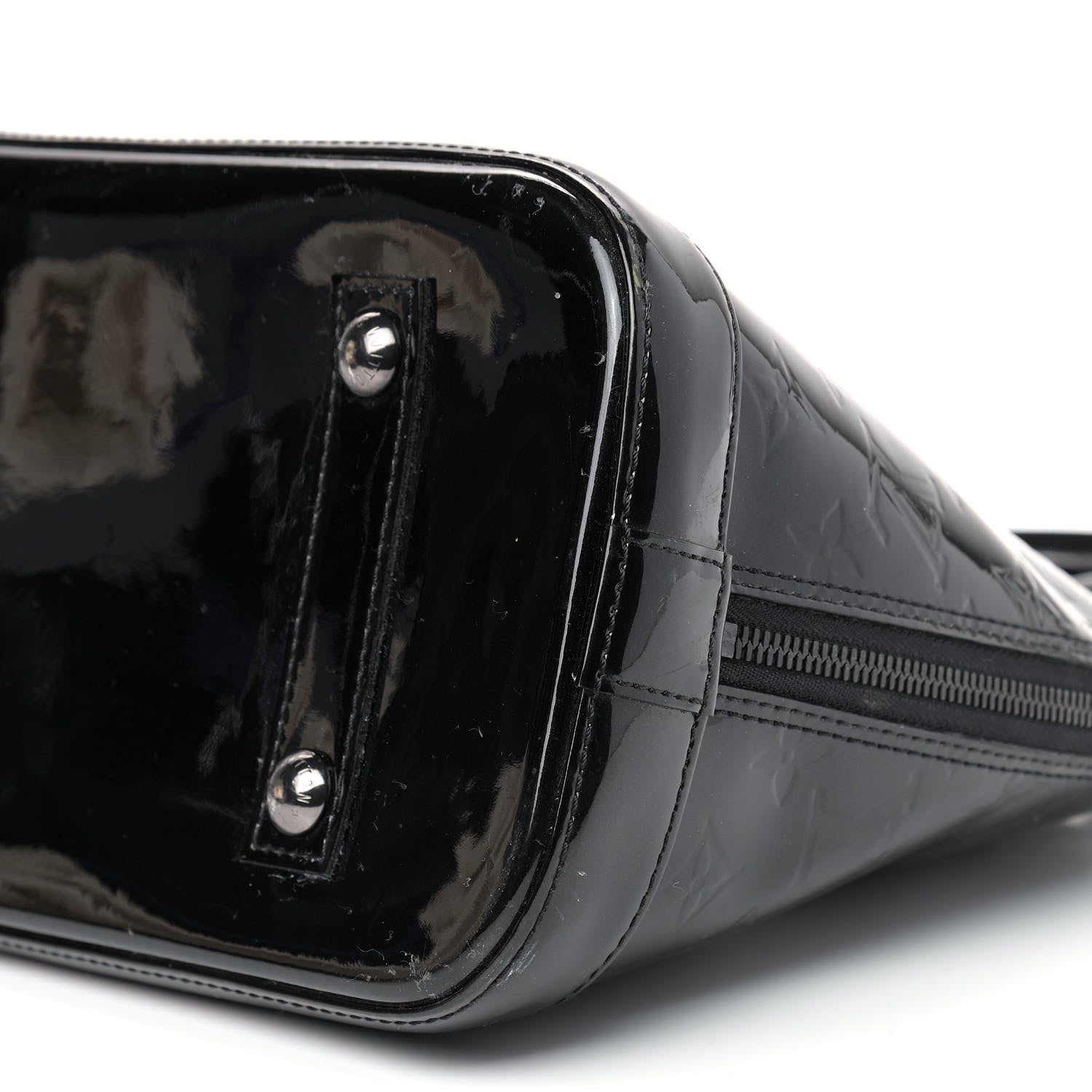 Louis Vuitton Vernis Alma PM Noir Magnetique 8 of 11