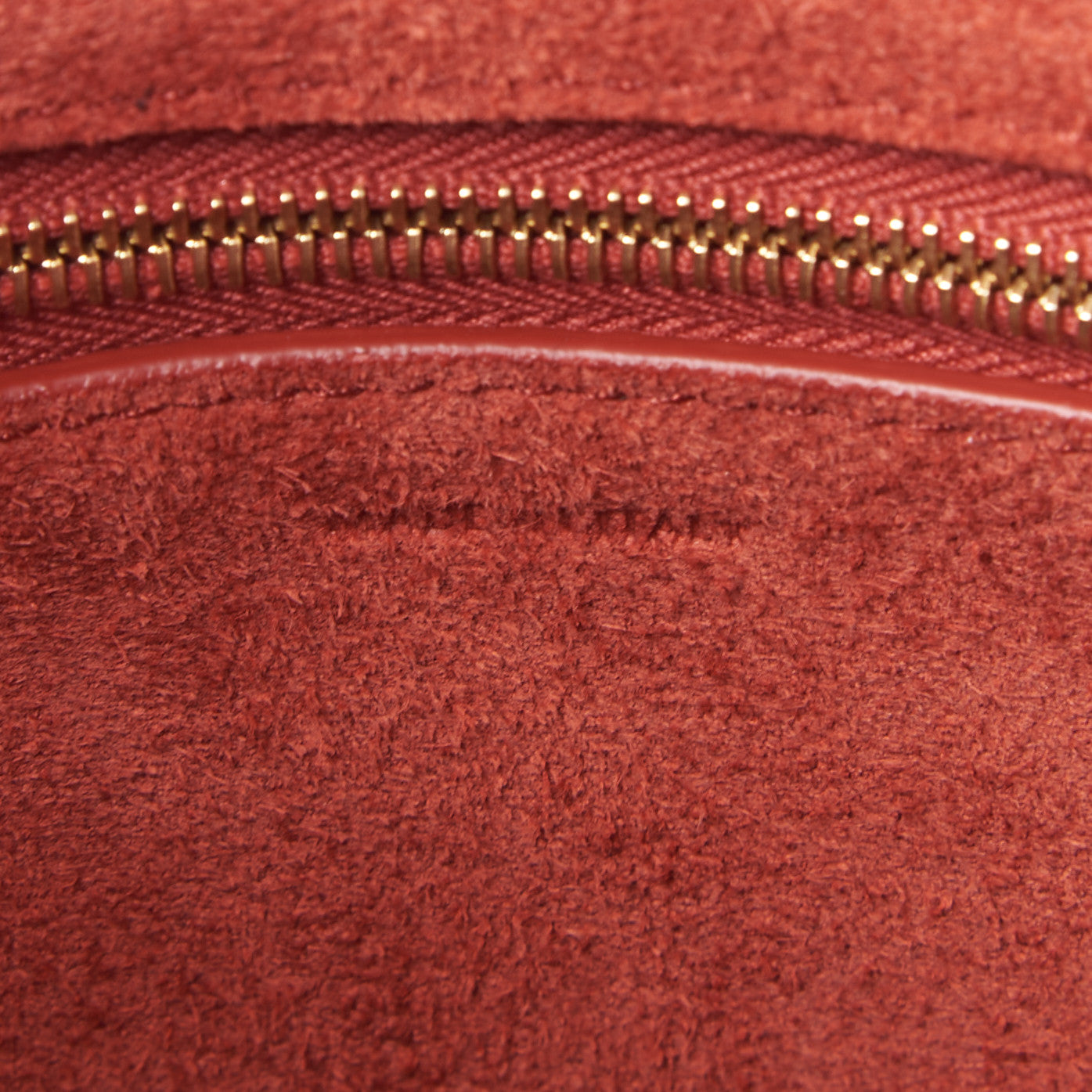 Soft Grained Calfskin Sangle Bucket Bag Red