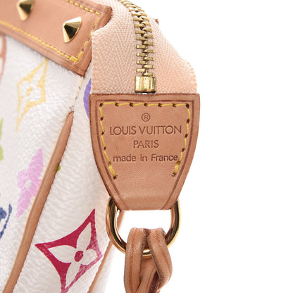 Louis Vuitton Monogram Multicolor Pochette Accessories White 5 of 8