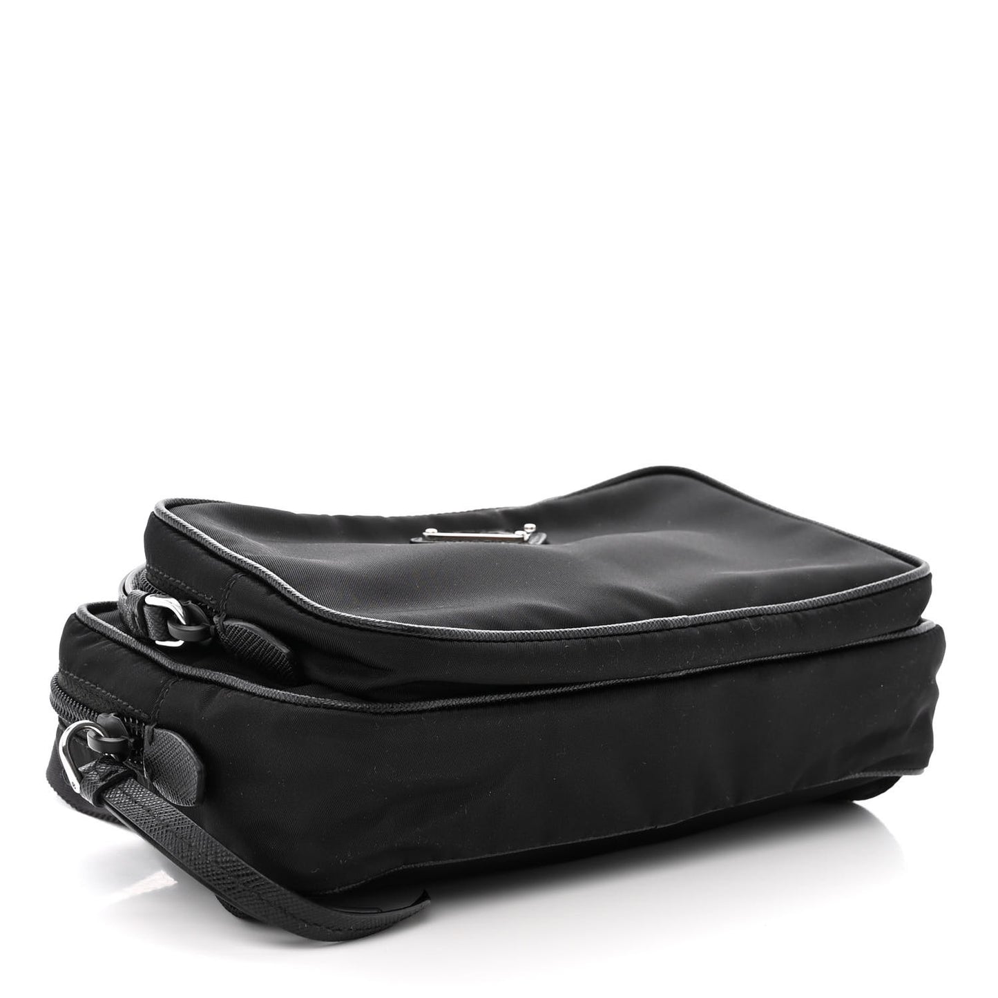 Tessuto Nylon Saffiano Belt Bag Black