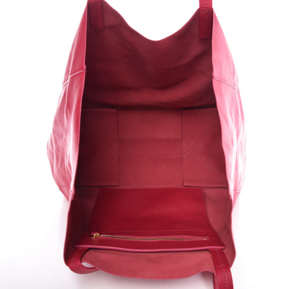Celine Lambskin Horizontal Cabas Fuchsia 5 of 13