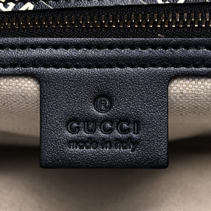 Gucci X BALENCIAGA Calfskin Matelasse Logo Print Small GG Marmont Shoulder Bag Black 6 of 11