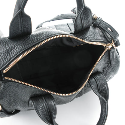 Alexander Wang Pebbled Lambskin Rocco Black Pale Gold Hardware 5 of 7